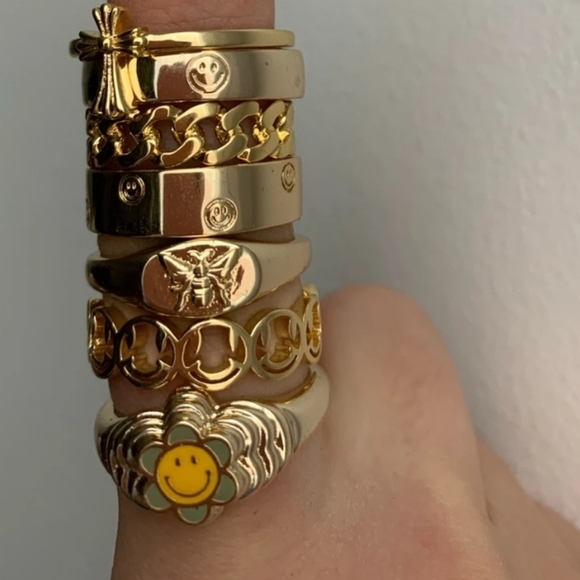 SALE Nwt Jewel Thief J. Zeuner 9k Gold Bee Signet Ring - Picture 2 of 3